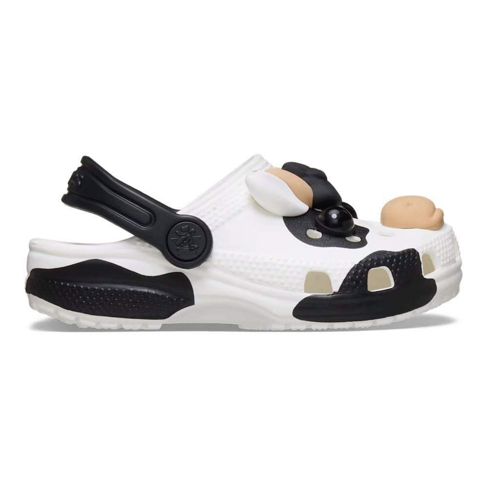 Saboti Crocs Toddler IAM Cow Clog Alb - White