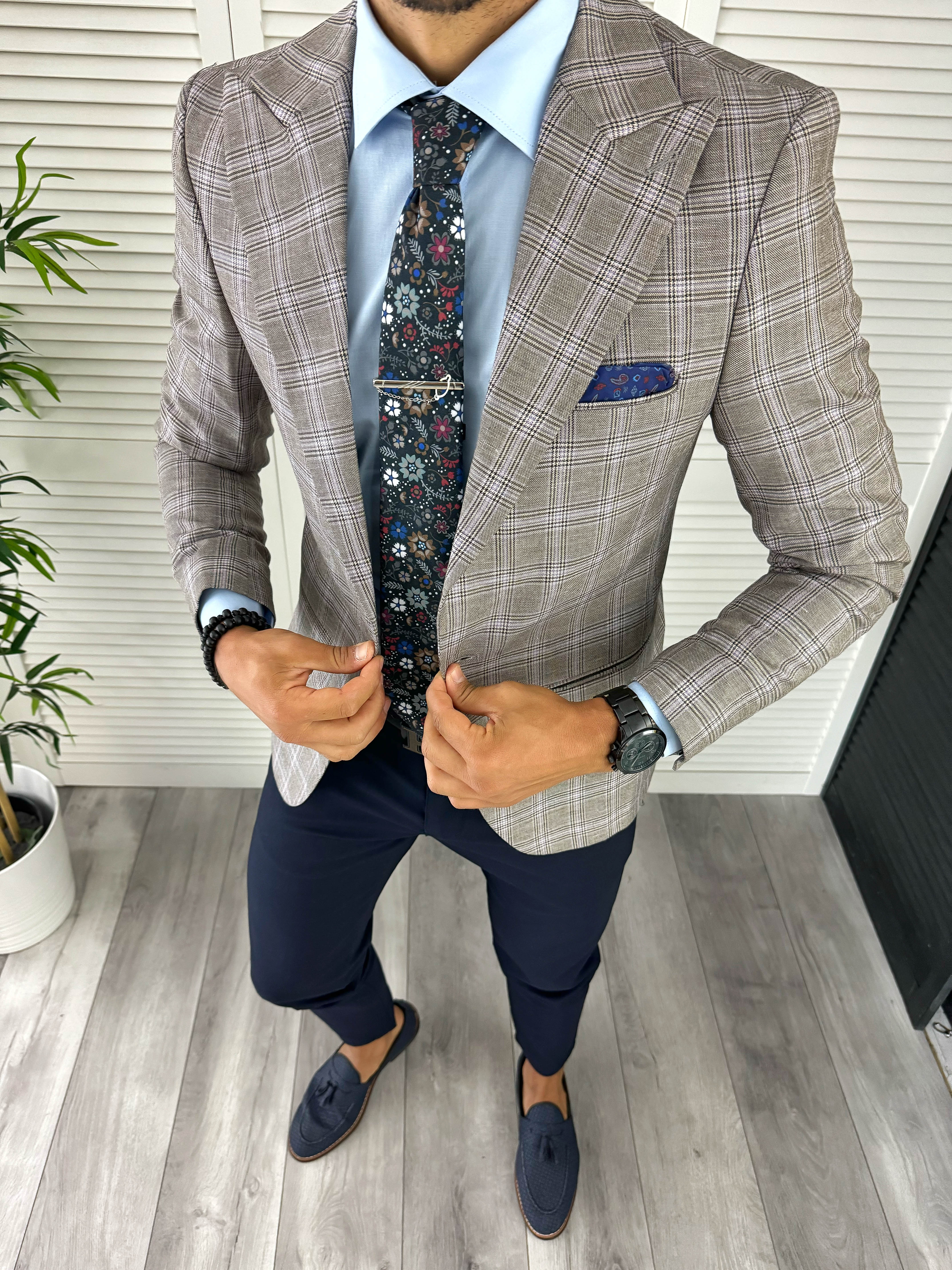 Sacou barbati slim fit 12839 D3-5.3