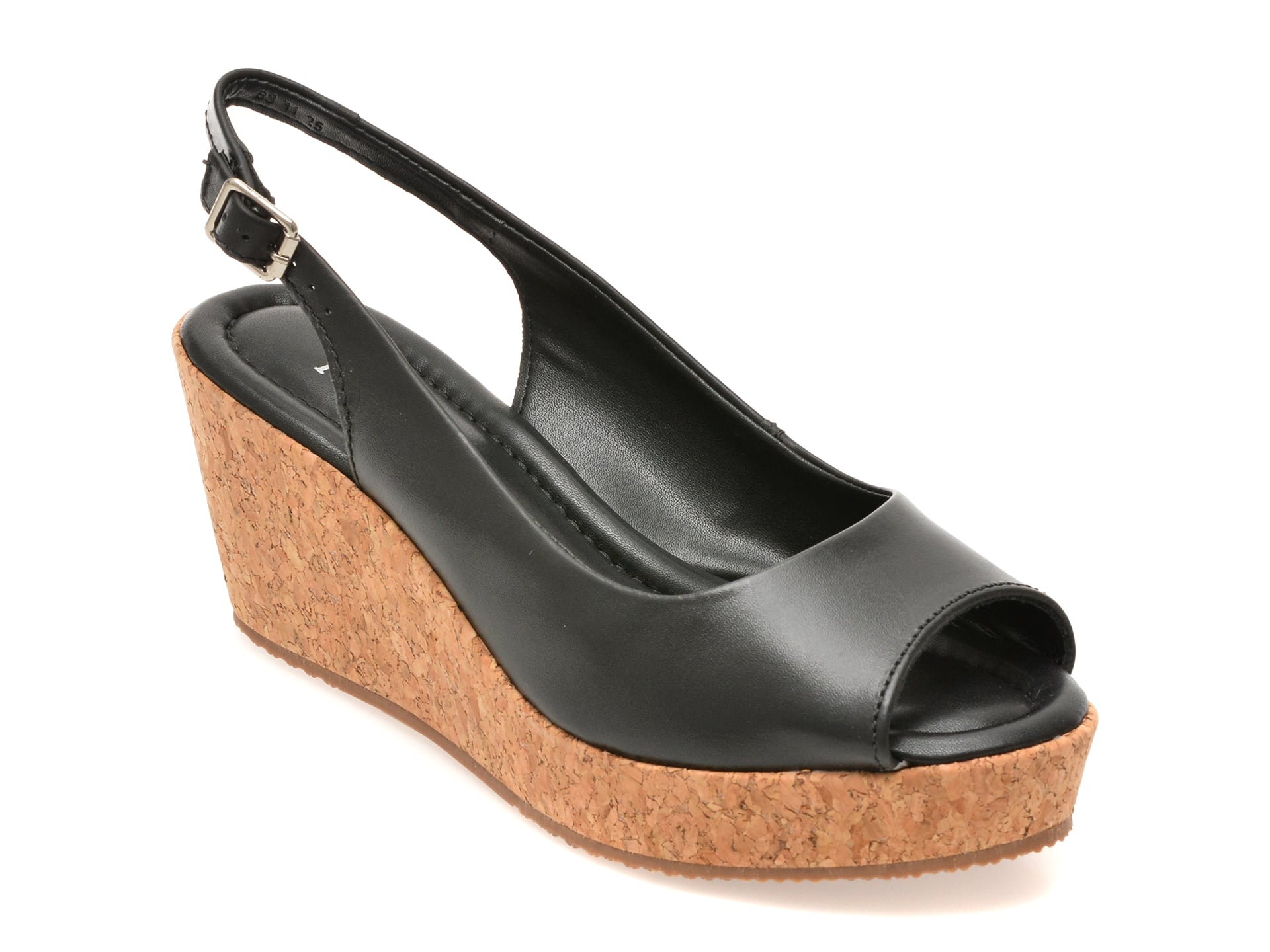 Sandale FLAVIA PASSINI negre, 372802, din piele naturala
