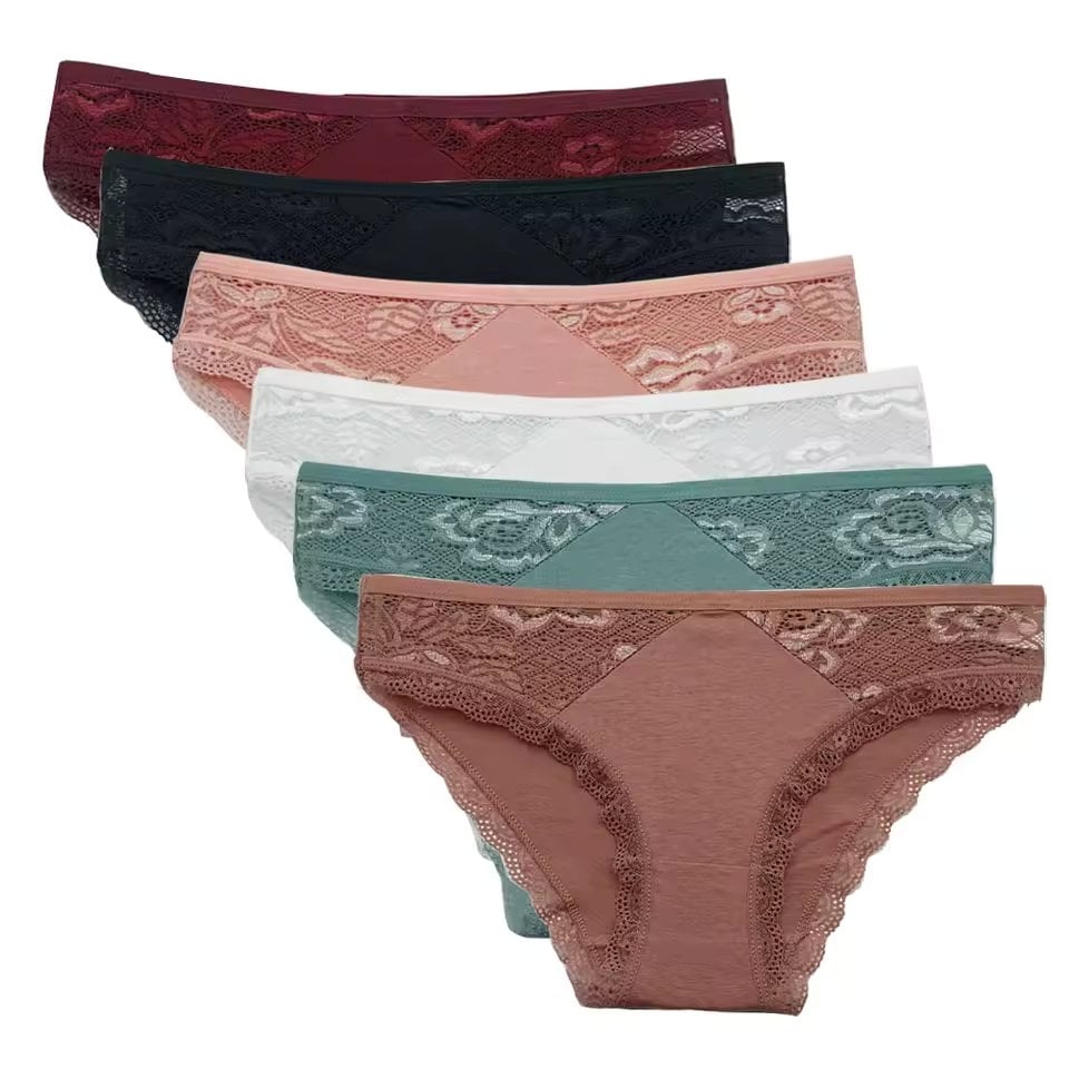 Set 6 perechi de chiloti pentru dama, CH068, Multicolor - poza 1