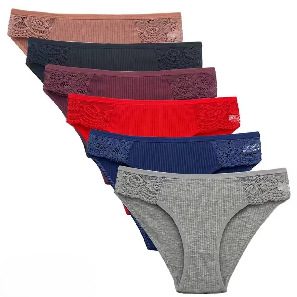 Set 6 perechi de chiloti pentru dama, CH069, Multicolor - poza 1