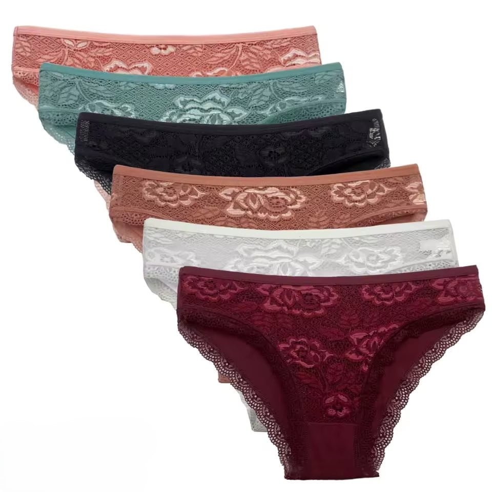 Set 6 perechi de chiloti pentru dama, CH071, Multicolor - poza 1