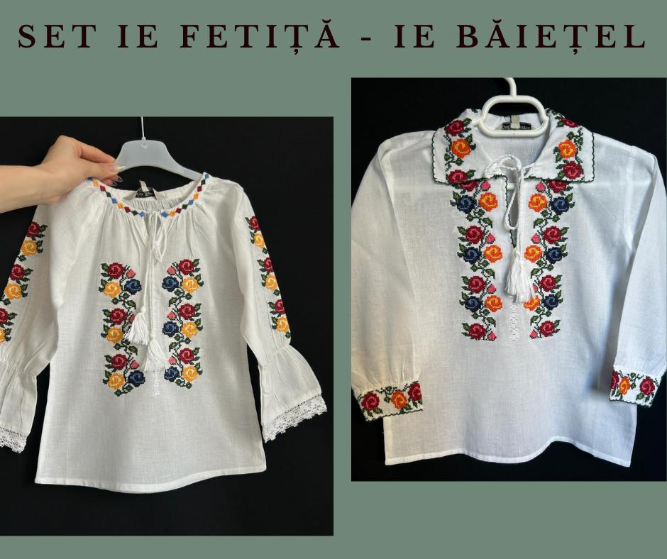 Set tradițional fetiță - băiețel, ie fetiță / ie băiețel TM1662 - 16 - 16