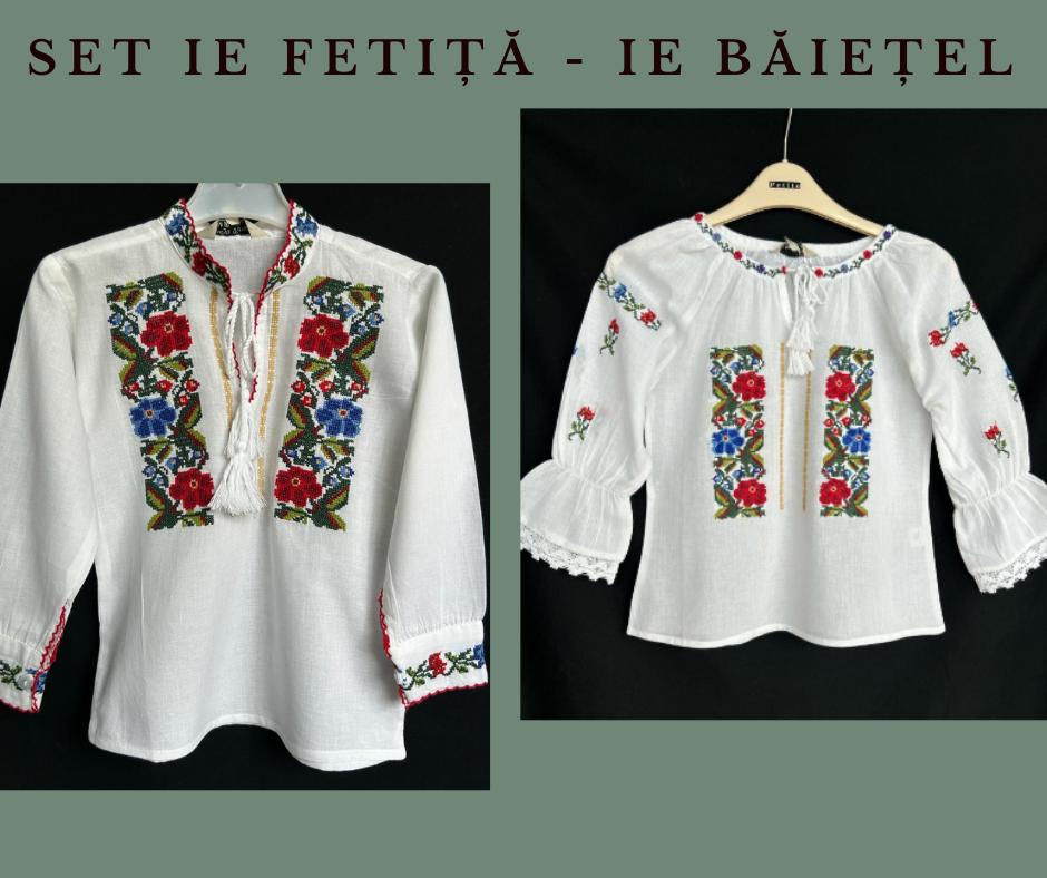 Set tradițional fetiță - băiețel, ie fetiță / ie băiețel TM1663 - 4 - 4