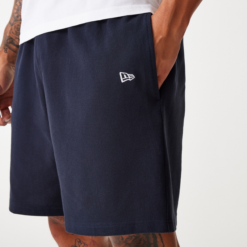 Sort New Era MLB PIQUE GRAPHIC SHORT - poza 4