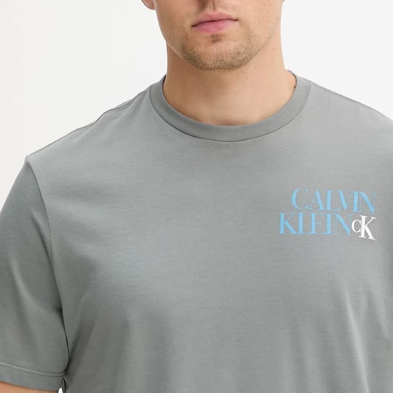Tricou Calvin Klein SS 30S E CK NY WRD S - poza 3