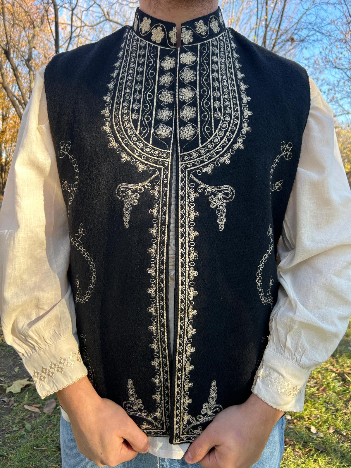 Vestă tradițională bărbați TM619 - 6XL